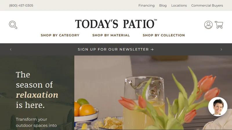 Today's Patio - Migration to Shopify from WooCommerce