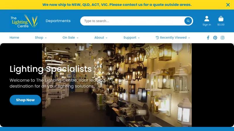The Lighting Centre | Website Redesign