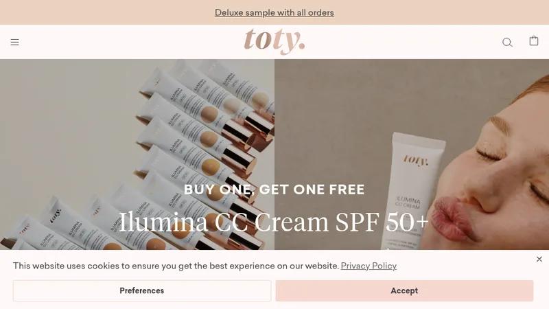 Toty (Shopify Plus / Liquid) website design / development / support