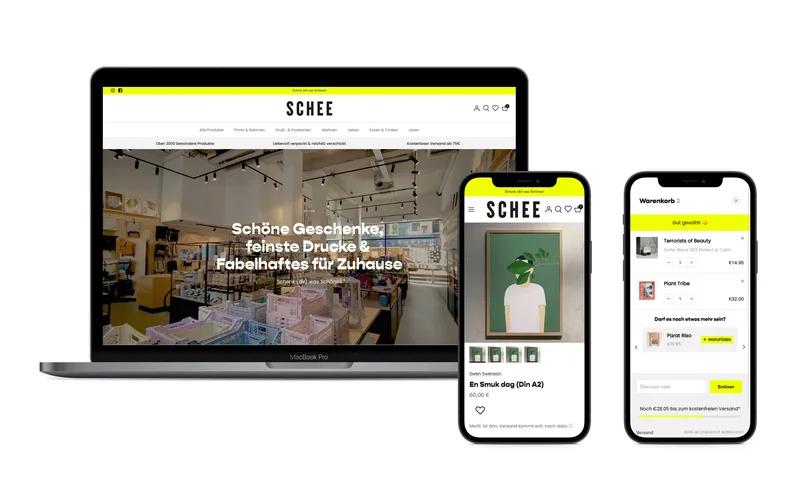 Professioneller Onlineshop zum stöbern & entdecken - SCHEE
