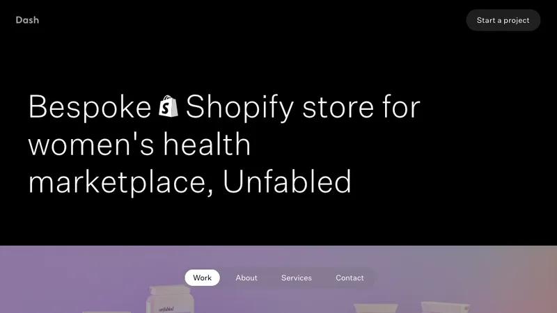 Unfabled: Bespoke Shopify 2.0 Design + Build