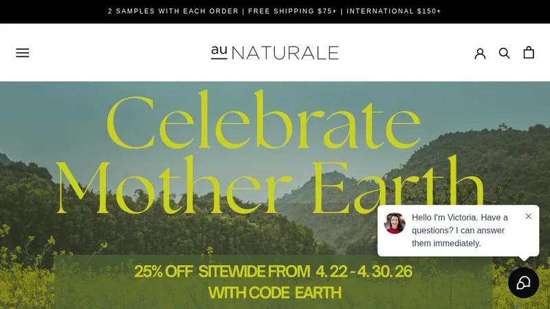 Au Naturale: UI/UX, CRO Audit, Performance & Email Marketing