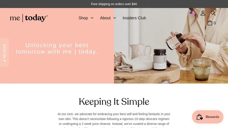 Me Today - Shopify success story
