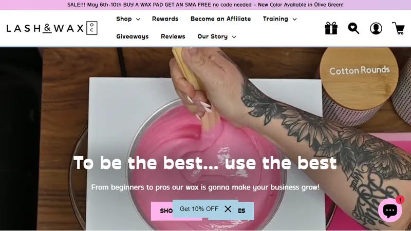 Lash & Wax OC - Waxing Supplies