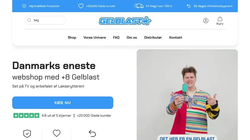 Scandinavians biggest gelblast store
