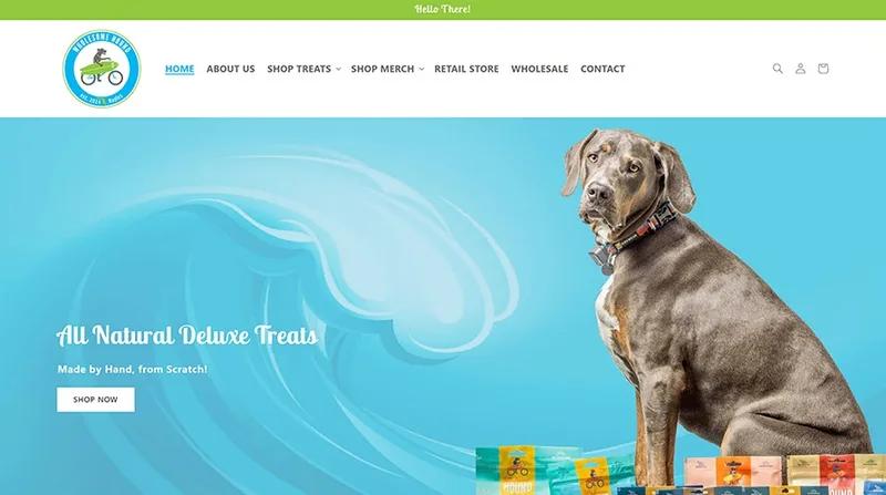 Complete Store Setup and Design - Dog Product Store