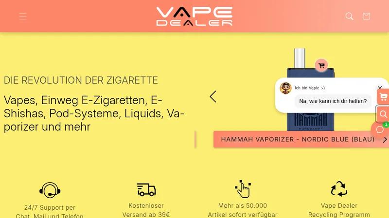 Optimierung & Erweiterung des Dawn-Theme - vape-dealer.de