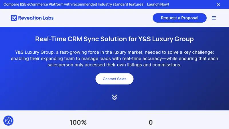 Real-Time CRM Sync Solution for Y&S Luxury Group