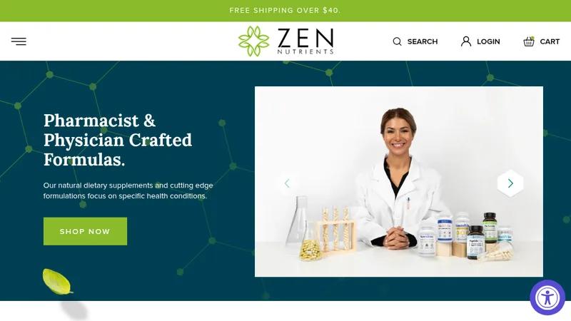 Zen Nutrients - A Supplement Brand