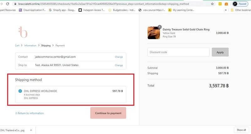 DHL Express & Ecommerce Thailand set up, implement, and integrate.