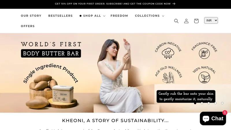 Kheoni: Shopify Store for Healthcare & Wellness Products