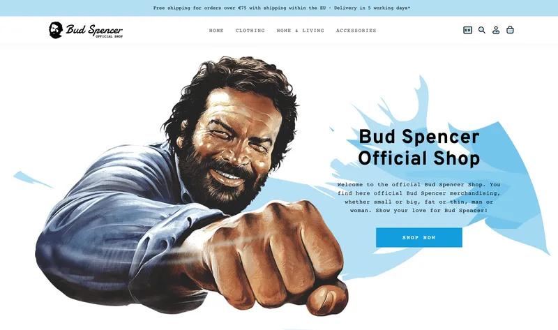 Bud Spencer - Store migration and redesign