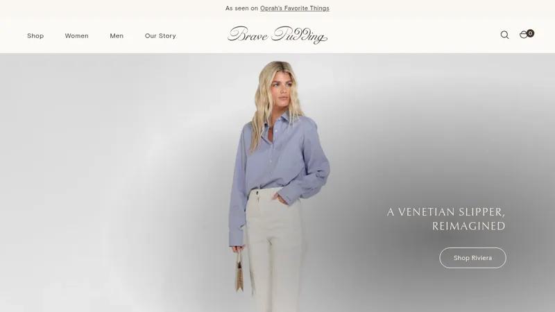 eCommerce Design for Luxury Footwear Brand – Brave Pudding