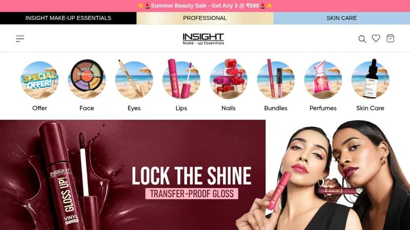 Enhancing E-commerce presence for Insight Cosmetics