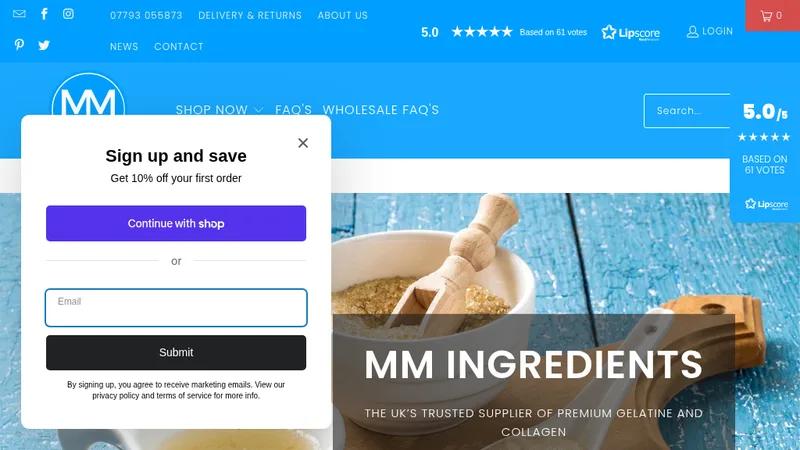 MM Ingredients