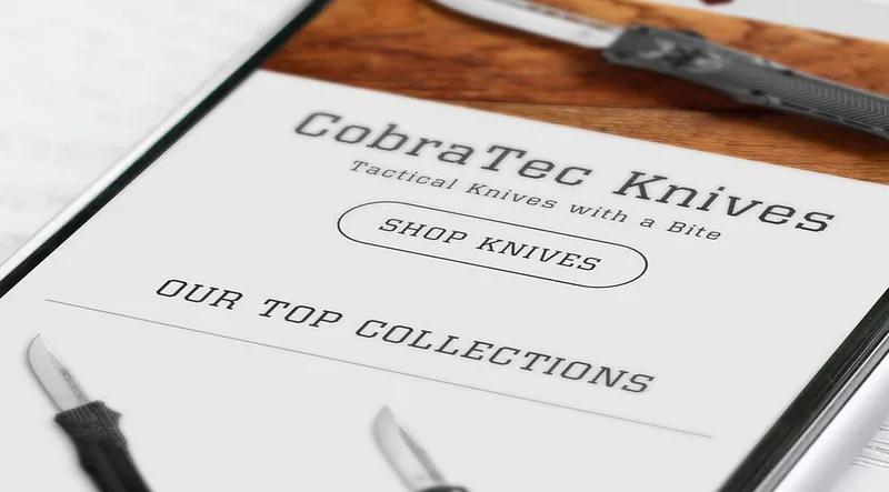 CobraTec Knives - Migration from Weebly to Shopify Plus