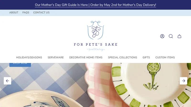 For Pete’s Sake Pottery