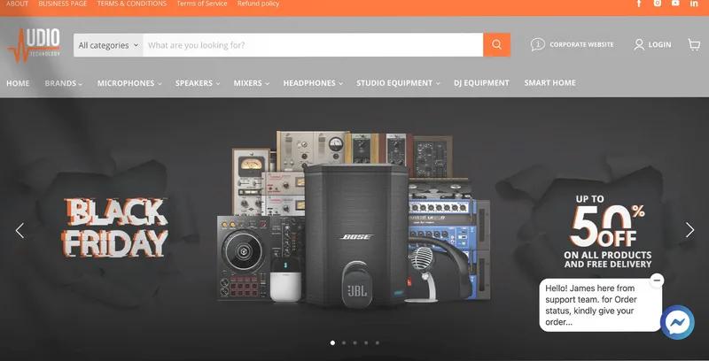 Audio Technology - Store redesign