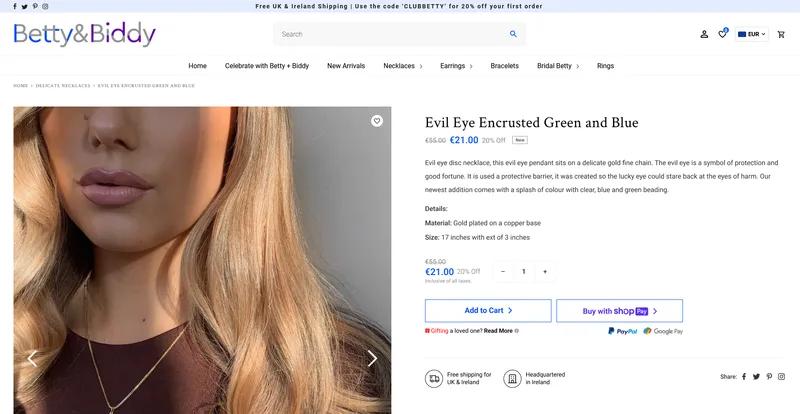 BettyandBiddy - an Irish eCommerce Brand