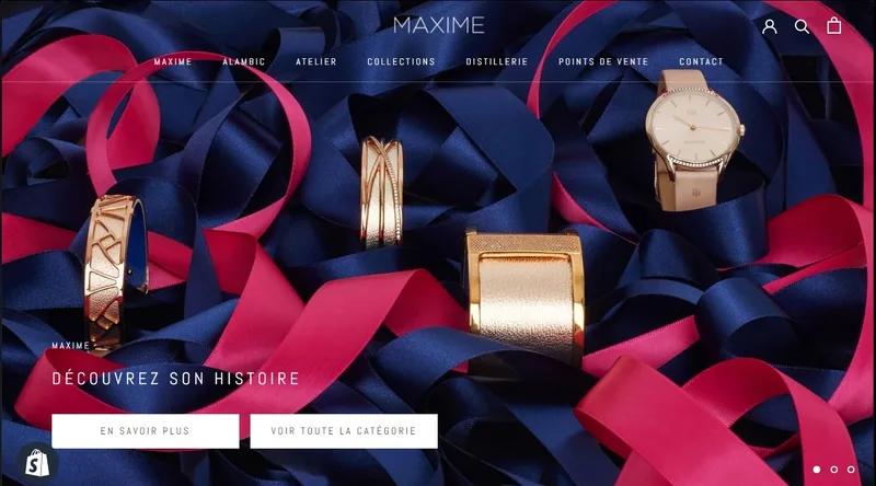 SITE : BIJOUTERIE MAXIME