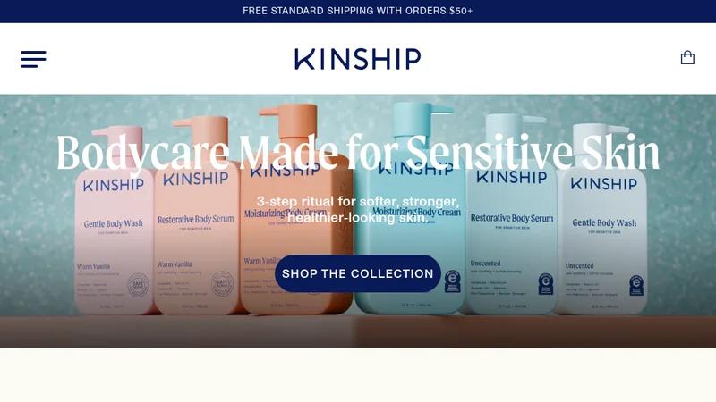 Kinship - Webby & CommerceCream Winner!