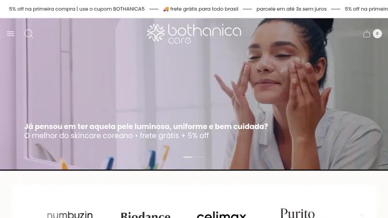Rebranding do e-commerce da Bothanica Care