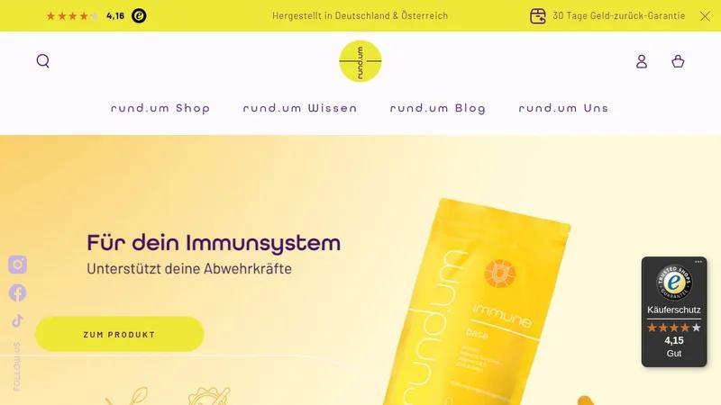 rund.um | Modern UX for a New Health Brand on Shopify Plus