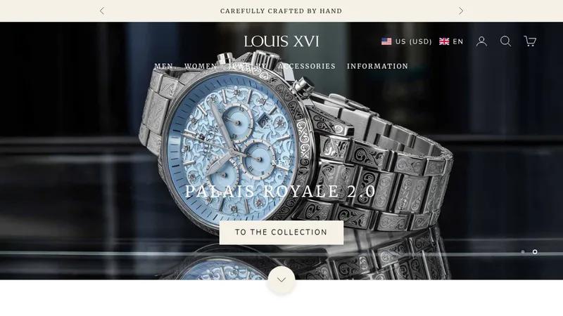 Custom Code Menü und Klaviyo-Optimierung für Louis XVI Watches