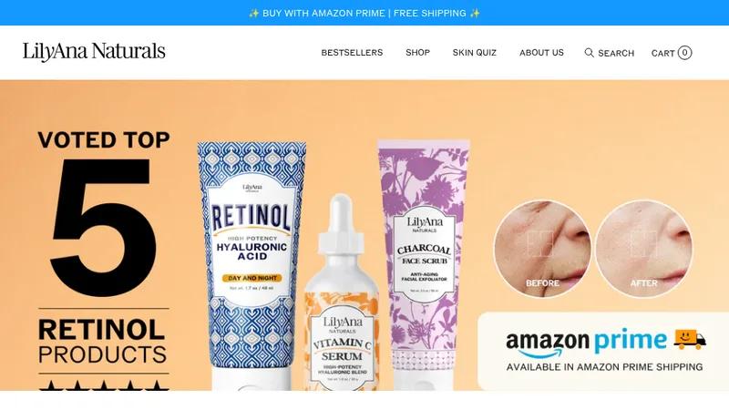 LilyAna Naturals - Bespoke Shopify 2.0 Theme