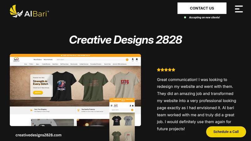 Creative Designs 2828: POD Store Design & Product System Setup