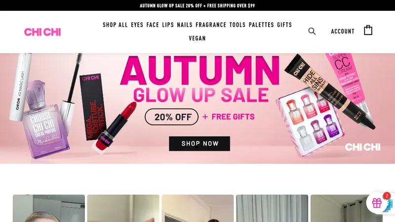 Shopify Plus development for Chi Chi Cosmetics