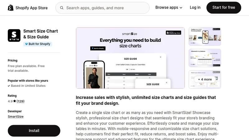 SmartSize Shopify Public App