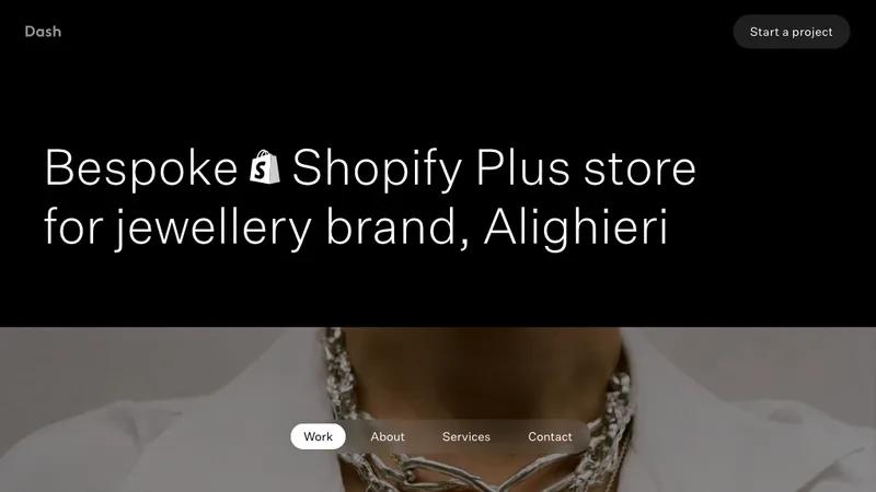 Alighieri: Bespoke Shopify Plus Design + Build
