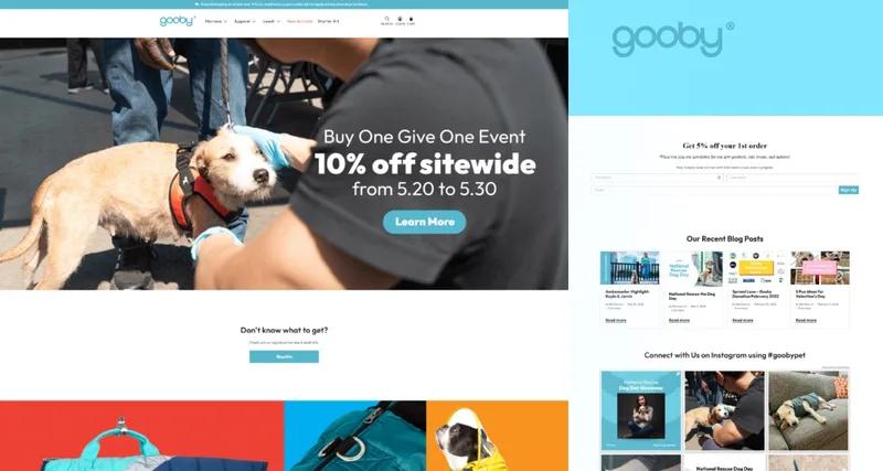 Store Build & Custom Commerce Experience - Gooby