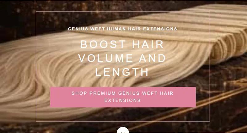 Shopify Store Design for Hair Product