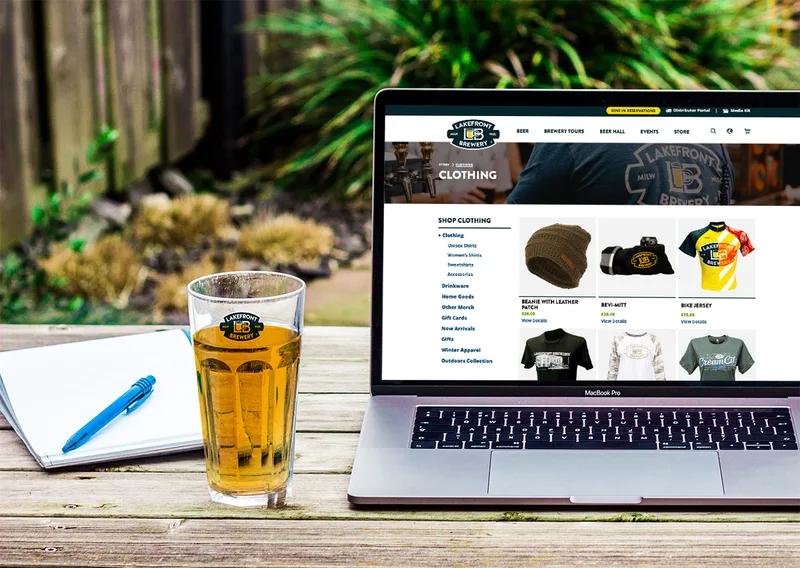 Website and Store @ lakefrontbrewery.com