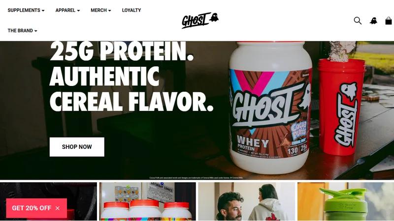 GHOST - Website & Subscription Rebuild Driving 2,210 Orders in 30 Days