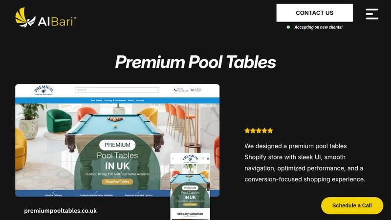 Premium Pool Tables: Complete Store Design & Product Experience