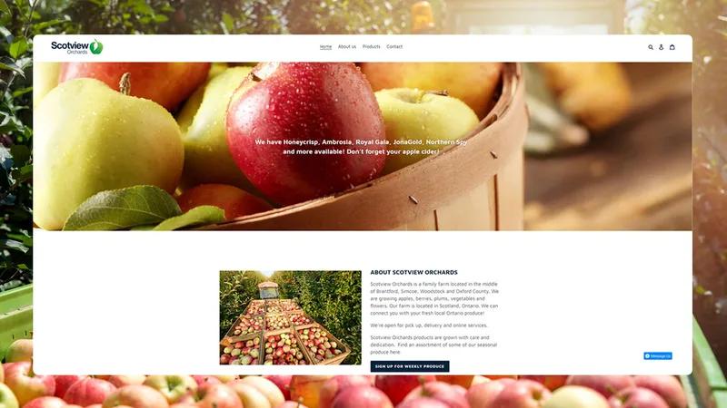Scotview Orchard - Quick Design Fix