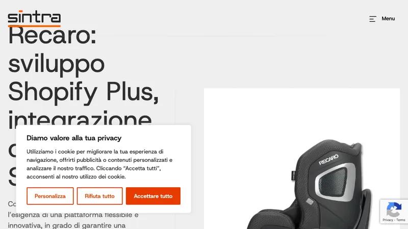 Recaro: eCommerce Shopify