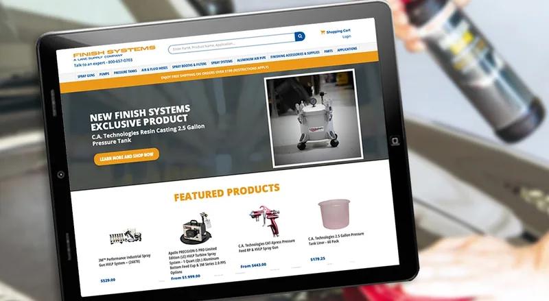 Website & Store @ finishsystems.com