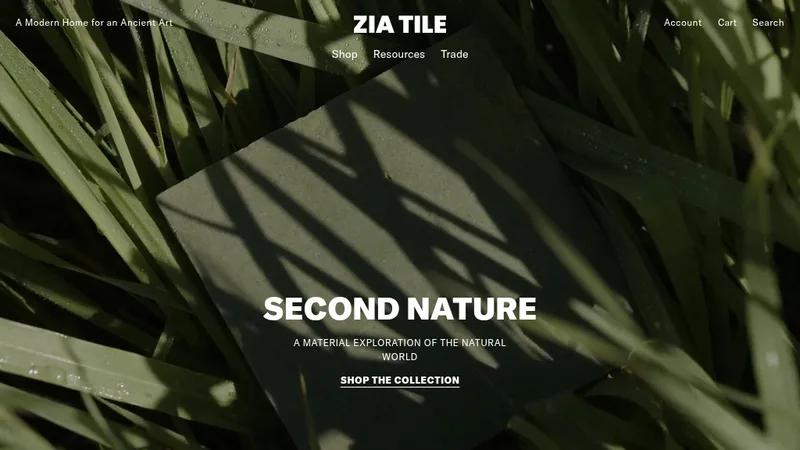 Zia Tile Shopify Plus Website Development