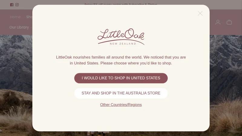 The Little Oak Company E-commerce Website Development
