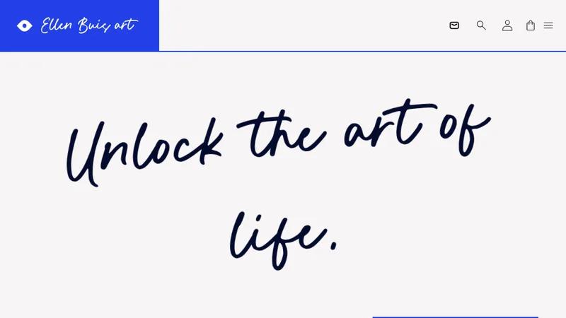 Ellen Buis Art – Award-Winning Shopify Brand & Store