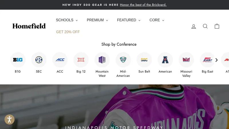 Homefield Apparel: WordPress to Shopify Migration