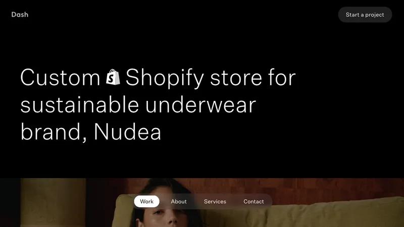 Nudea: Bespoke Shopify 2.0 Design + Build