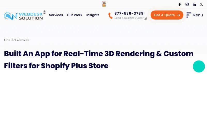 Fine Art Canvas: Elevating Print-on-Demand Experience with Shopify+