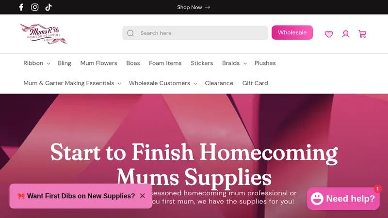 Mums R Us & More – Shopify Plus Redesign & SEO Growth