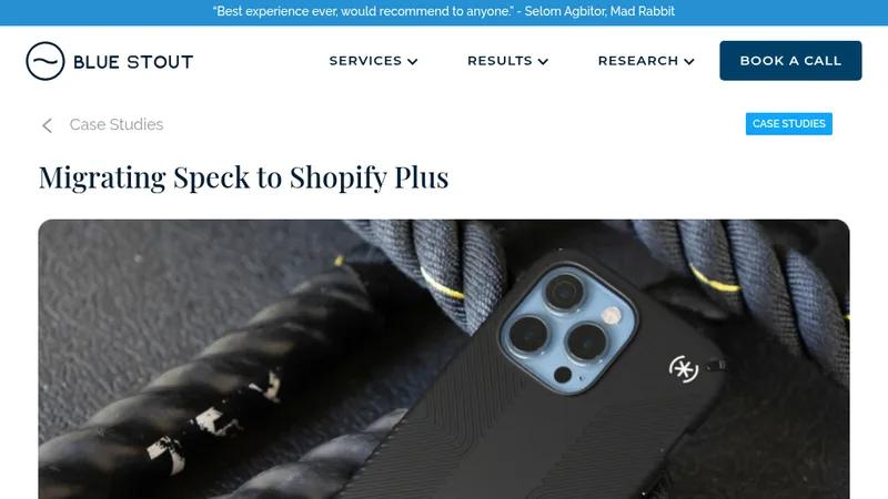Migrating Speck to Shopify Plus