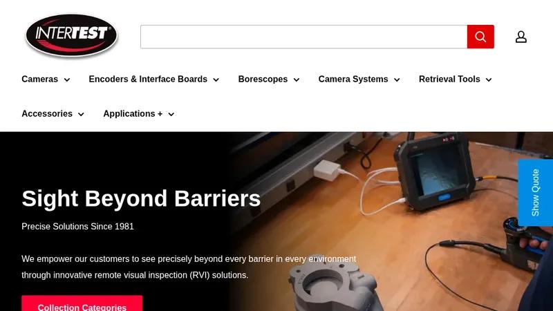 InterTest - The leader in industrial cameras and borescopes